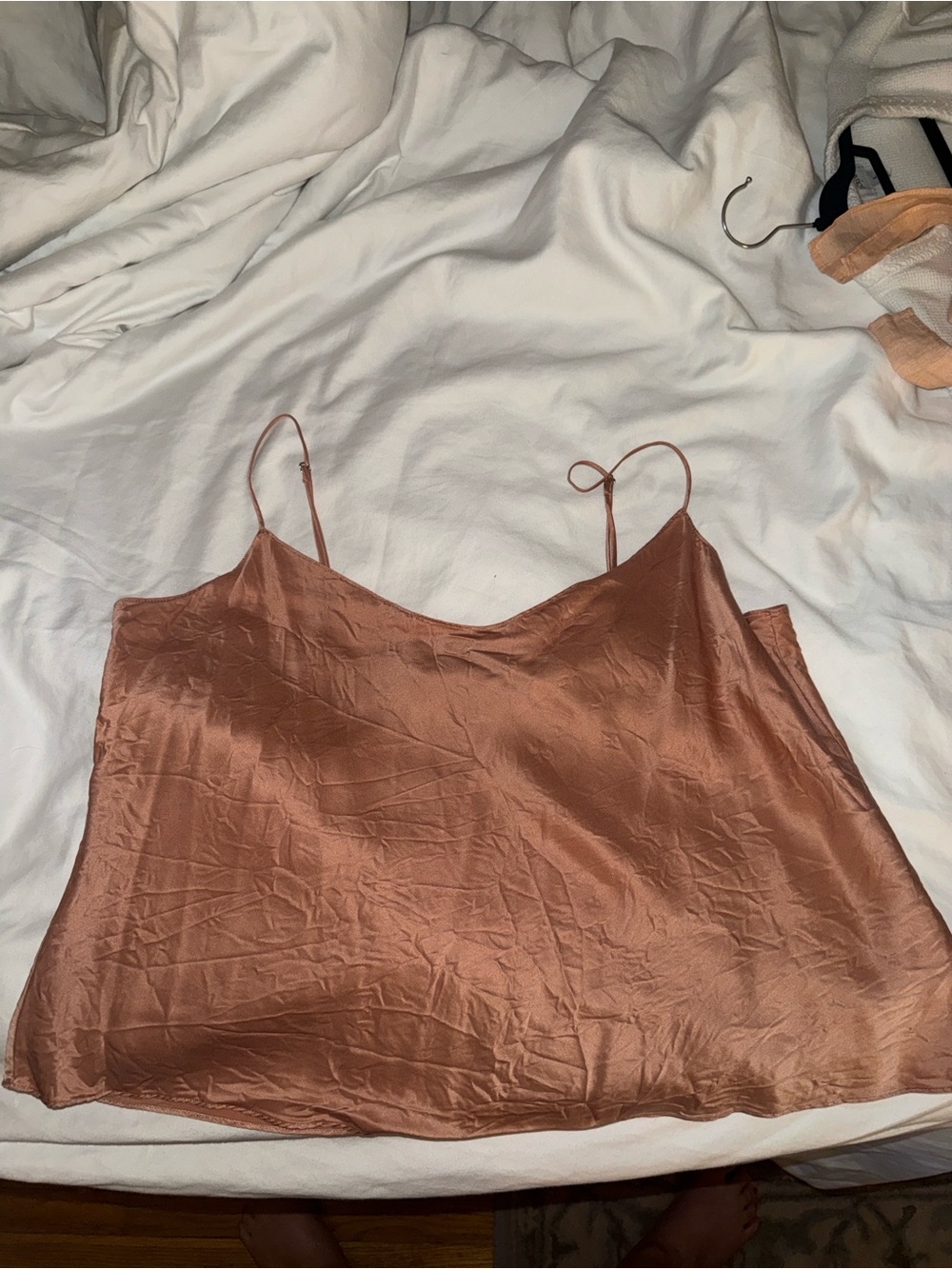 J. Crew Washable silk charmeuse camisole top